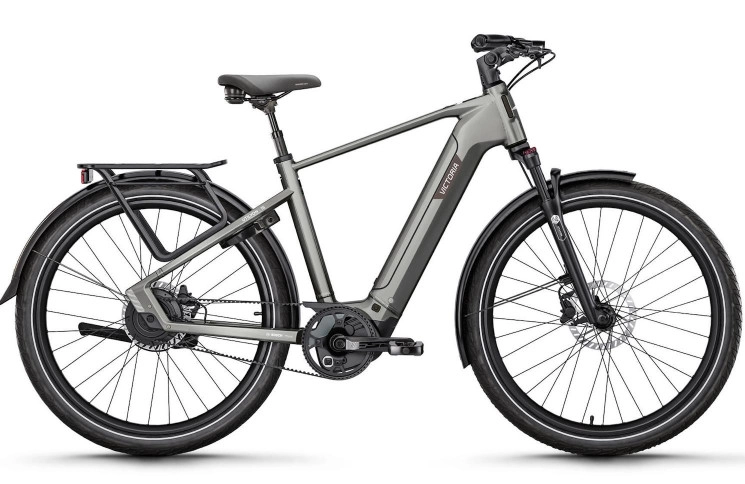 VICTORIA Elektrische trekkingfiets Utilyon 15 №1 28"/54cm/9/marmergrijs mat/02921138