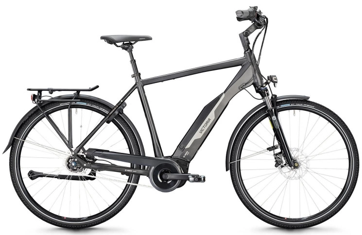 VICTORIA Electric trekking bike TRESALO 3 №1 28"/53cm-M/7/cosmos anthracite matt/02920740