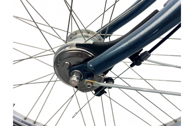 Woman's bicycle Gazelle Xanta W/al/grijs-blauw/28/stad/f53