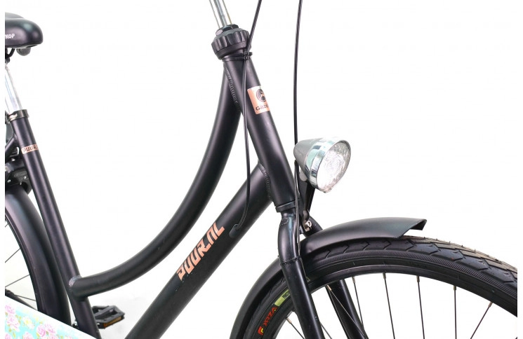 Women's bicycle Gazelle Puur NL 28" 54/M black