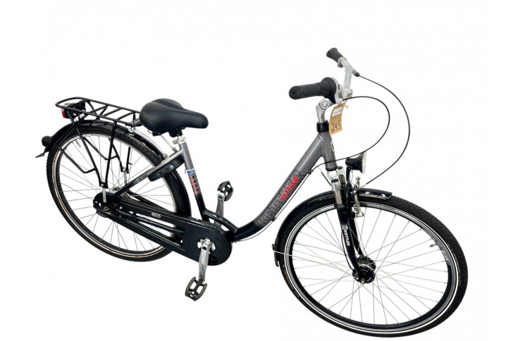 Damesfiets Kettler Palma 28" 47cm zwartgrijs