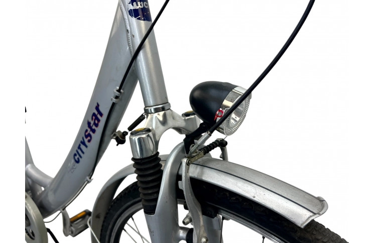 Damesfiets Citystar Bike silver/w/28/sity/al/45cm