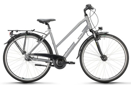 VICTORIA Trekkingfiets TREQANA 3 28"/56cm-L/8/asgrijs/02985810