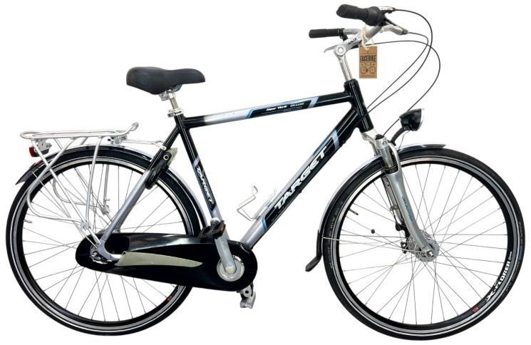 Herenfiets Target New York 28"/56cm/Zwart-grijs