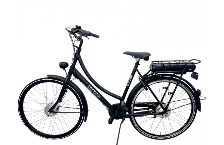 Damesfiets Cortina E -U1 w/al/ebike/28/black/f57 (450Wh/10.4Ah/43V)