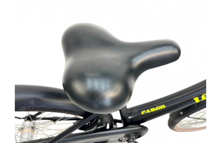 Meisjesfiets Load Cargo M/al/zwart/24/stad/f38