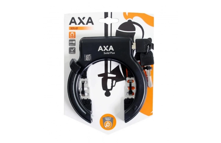 Axa Solid+ ringslot Zwart ART**