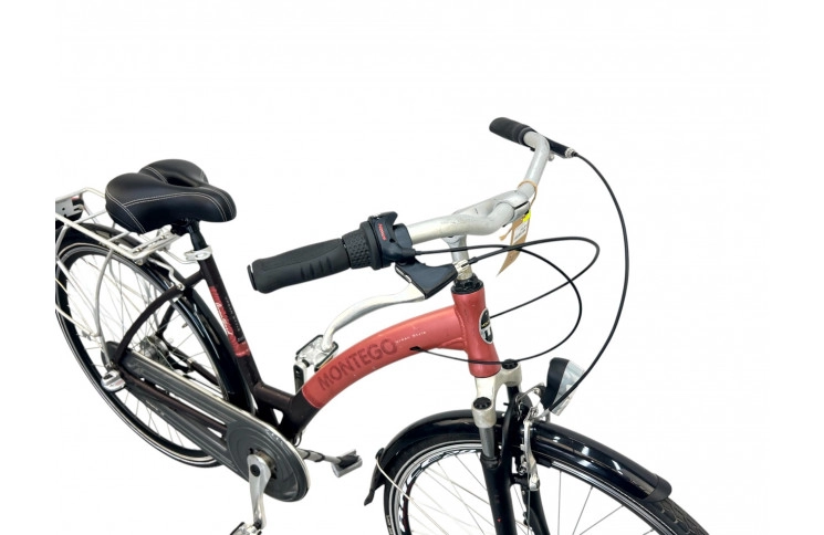 Damesfiets Montego Urban Style 28" S/49 zwart-rose