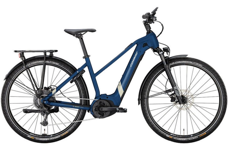CONWAY Electric trekking bike Cairon T 2.0 625 28"/42cm-S/9/blue metallic - desert matt/02829406