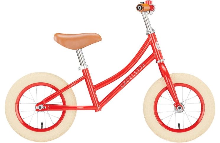 EXCELSIOR Loopfiets Retro Runner №1 12"/Onesize/flashrood/02130228