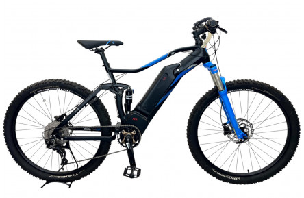 E-BIKE Prophete Graveler E-MTB 27.5"/48cm/zwart-blauw/48V 12.8Ah 614Wh