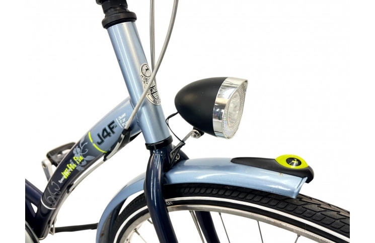 Woman's bicycle Gazelle J4F W/st/blauw/28/stad/f57