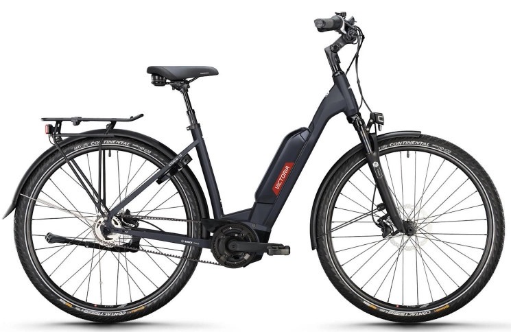 VICTORIA Elektrische trekkingfiets CYSALO 13 №1 28"/52cm/7/vleermuiszwart/02920056