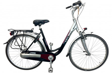 Damesfiets Union Cwitch 28"/54cm/Zwart-grijs