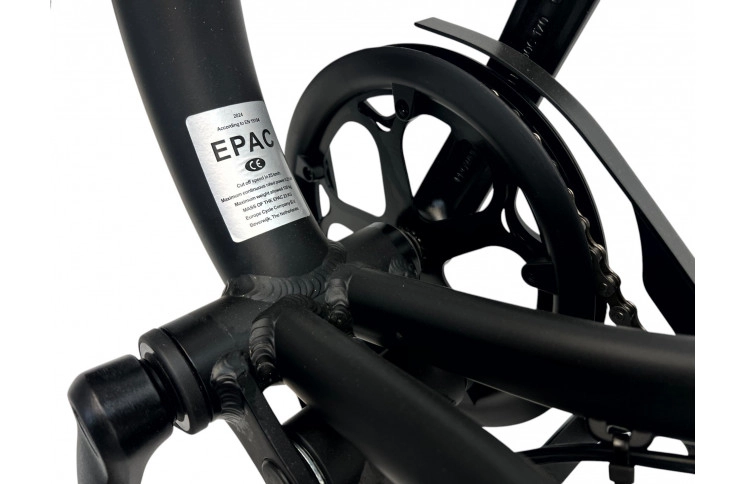 E-BIKE DIABLO COOPER 20"/mat-zwart/15Ah 48V 720Wh