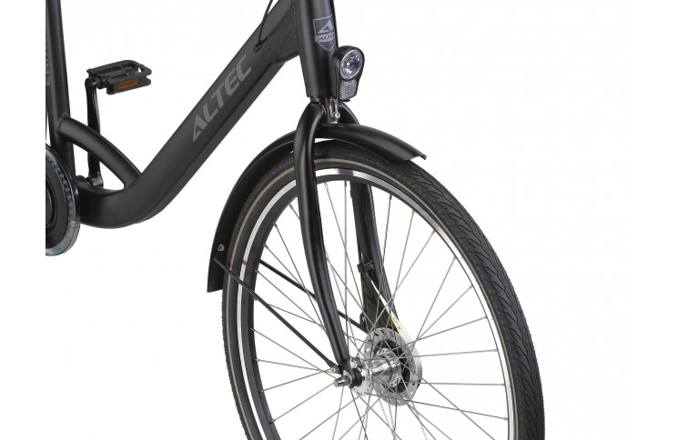 Damesfiets Altec Maxima Moeder28"/55 cm/Mat Zwart/286451