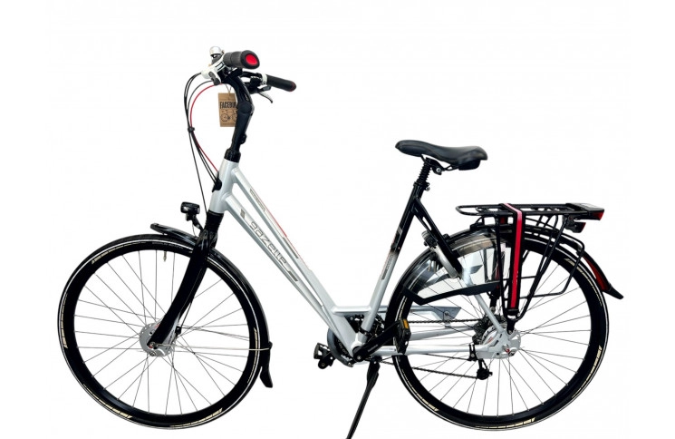 Damesfiets Gazelle Eclipse Trecking w/al/sity/silver/28/f53