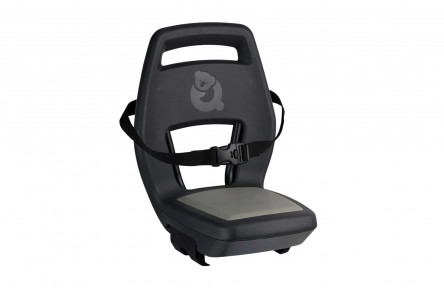 Qibbel Junior 6+ Grey - antraciet/grijs (incl. gordel, voetsteunen en voetbeschermingsplaten)