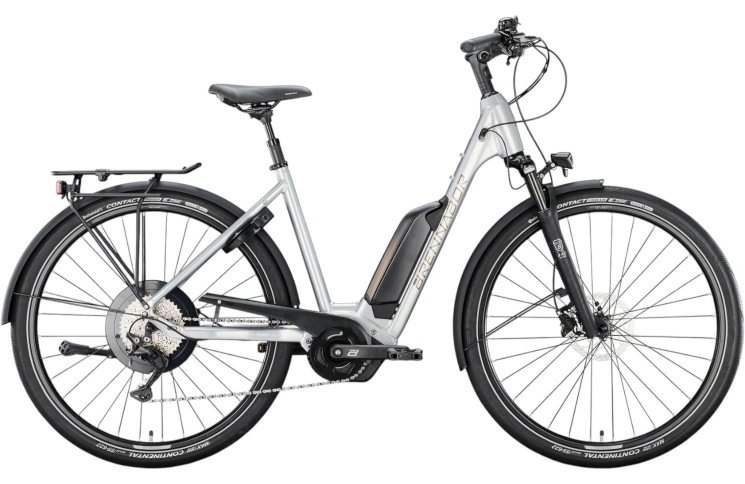 BRENNABOR Elektrische trekkingfiets T-38e 28"/45cm-S/10/metallicgrijs mat/02502441
