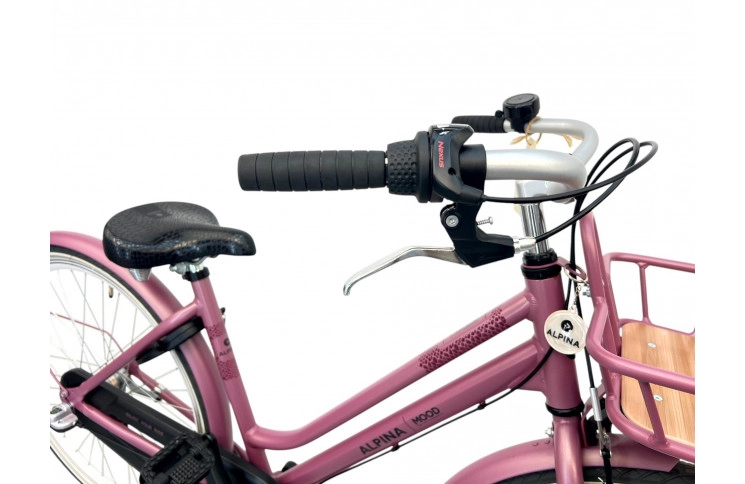 Damesfiets Alpina Mood 26" 42cm donkerpaars mat