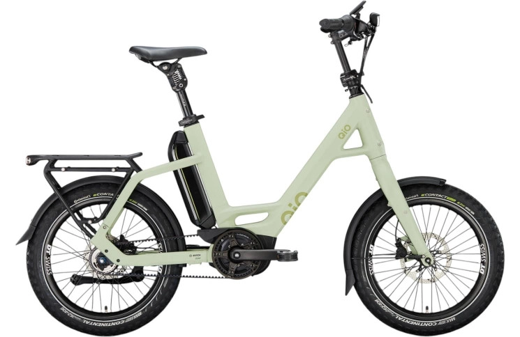 QiO Elektrische compactfiets EINS P-5 №1 20"/48cm/5/licht olijfgroen mat/02652036