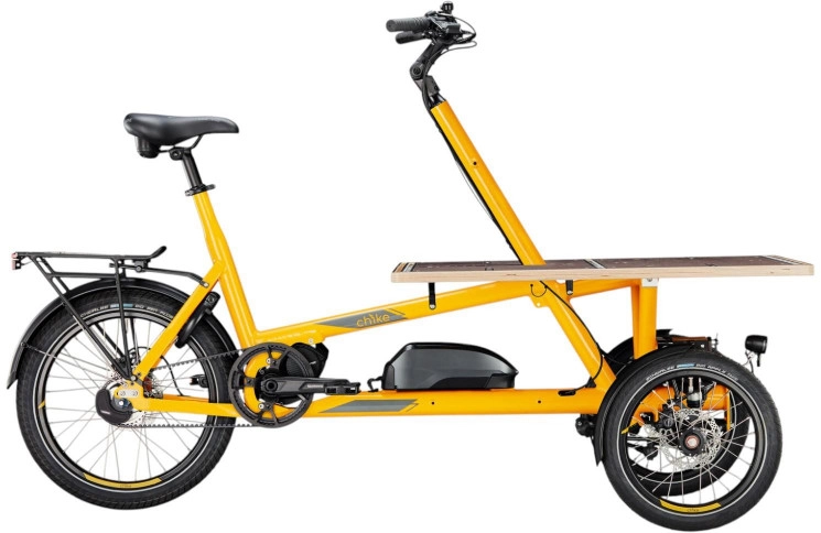 chike Elektrische cargofiets e-Cargo №1 16"-20"/50cm/5/meloenengelb - grijs/02301012