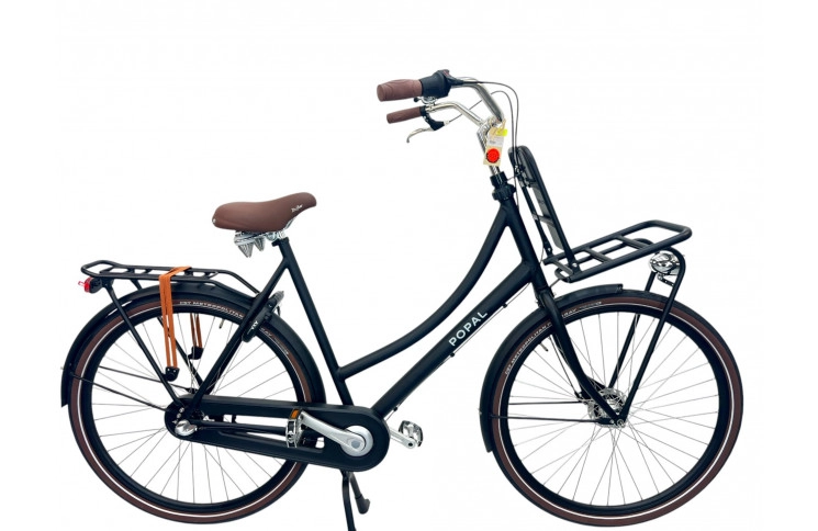 Damesfiets Popal Daily Dutch Prestige N3 28"/59/Mat zwart/S010159001M,28-59