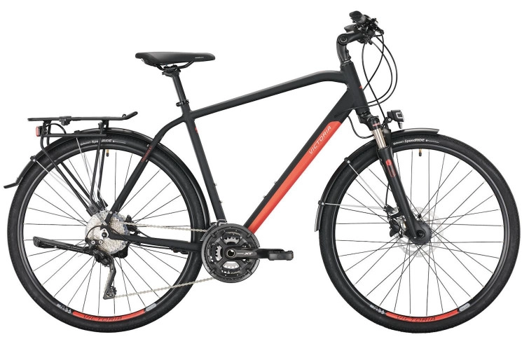 VICTORIA Trekkingfiets Trekking 8.7 28"/61cm-XL/30/diepzwart mat/02980183