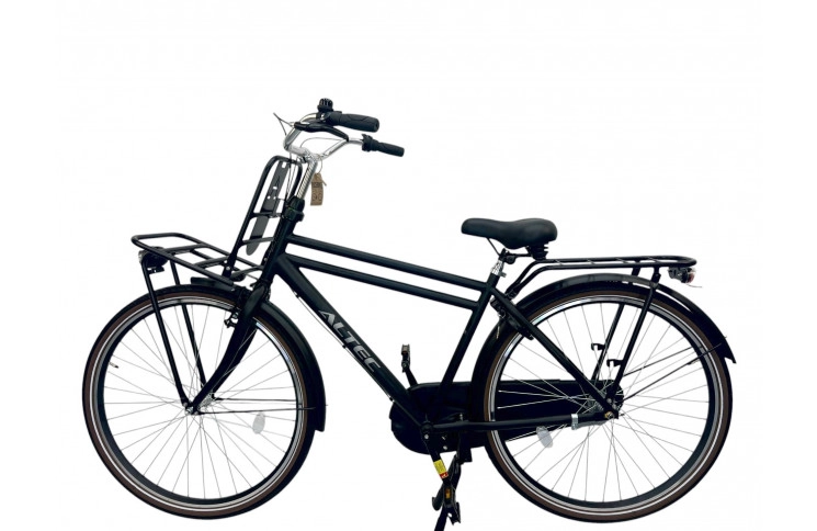 Herenfiets Altec Dutch 28"/50cm/Transport/N-3/Mat-zwart