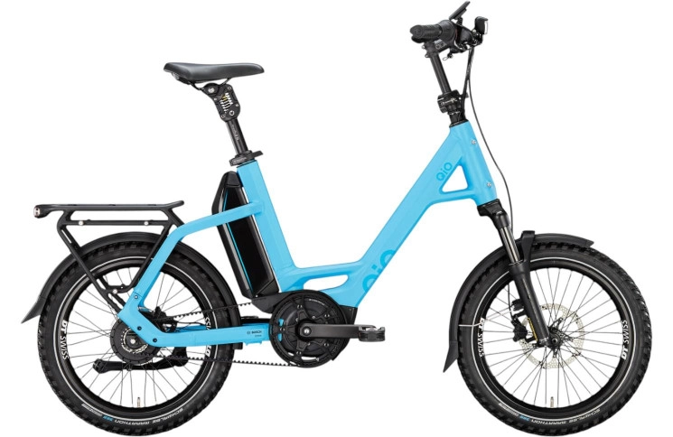 QiO Elektrische compactfiets EINSx P-E №1 20"/48cm/enviolo traploos/ijsblauw mat/02652077