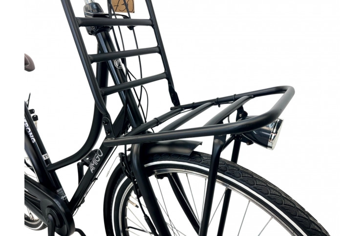 Damesfiets E-bike Amigo E-strog 28"/52cm/zwart/(36V 12.8Ah 460.8Wh)