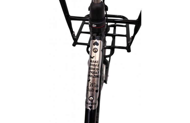Damesfiets Gazelle Miss Grace 28"/50cm/zwart/transport