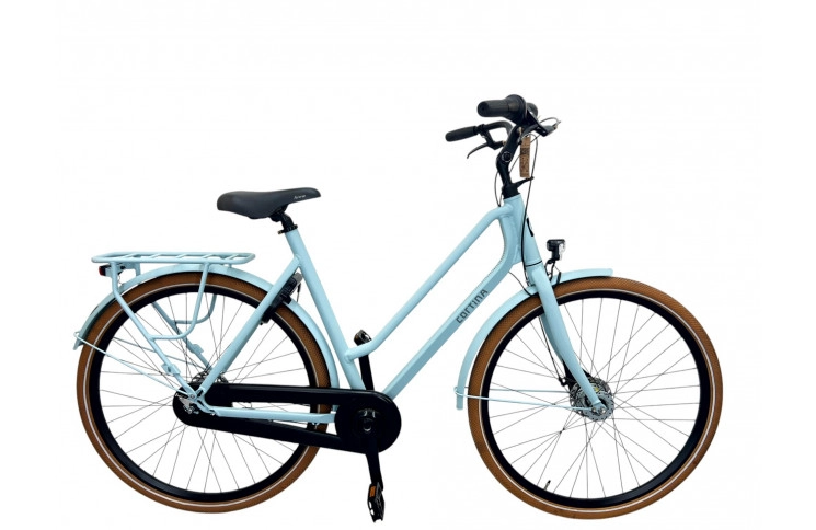 Damesfiets Cortina Foss D/al/28/blauw/stad/f57