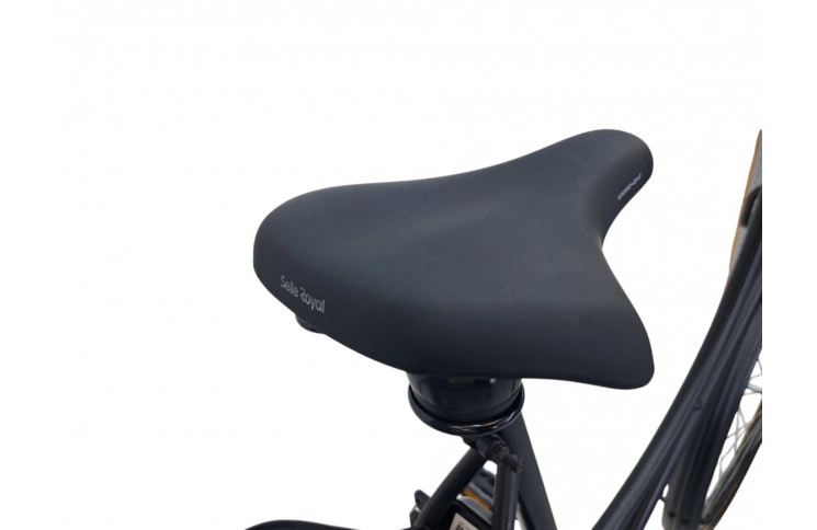 Damesfiets Black Oma 28"/57cm/zwart