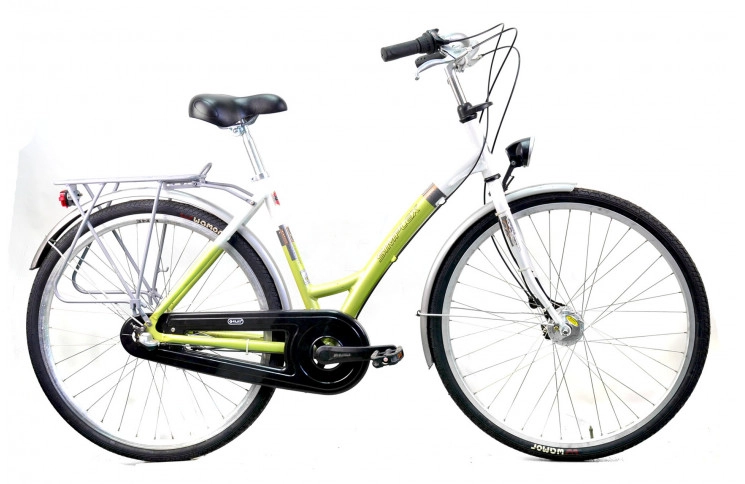 Damesfiets Simplex Lucca 28" 50 cm wit/groen
