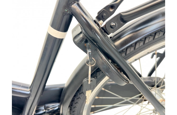 Damesfiets Vogue Transporter M/sl/zwart/24/tr/f42