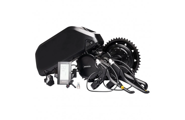Bafang BBSHD 48V-52V 1000W (100mm BB) middenmotor ombouwset met frame accu