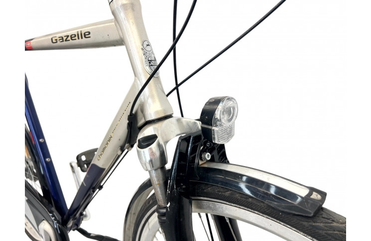 Herenfiets Gazelle Orange 28" 63 cm zilverzwart