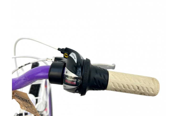 Meisjesfiets Fleur M/al/Wit/24/stad/f34