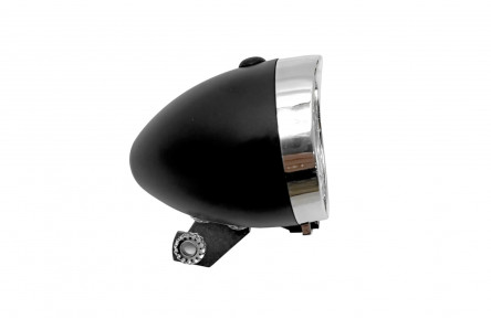 Koplamp Retro 3 LED Zwart Batterij