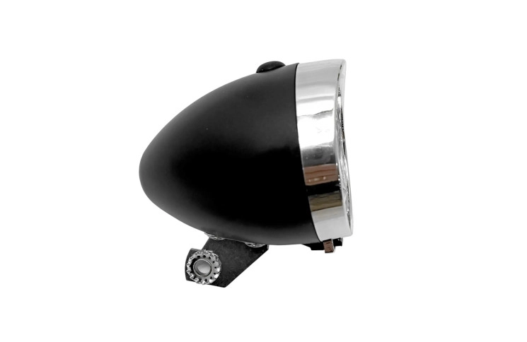 Koplamp Retro 3 LED Zwart Batterij