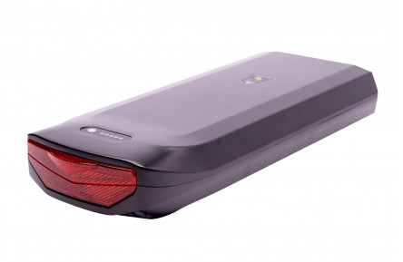 ShanShan SongXia II (Bumble Bee) bagagedrager fietsaccu met achterlicht 36V17.5Ah incl.nieuwe lader