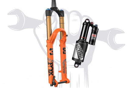 Luchtdruk instellen en afstelling van voor- en achtervering