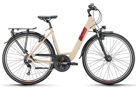 VICTORIA Trekkingfiets TREQANA 2 28"/46cm-S/24/grijsbeige mat/02986040