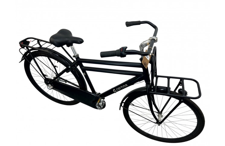 Herenfiets Cortina Man Silver 28"/50cm/blakc