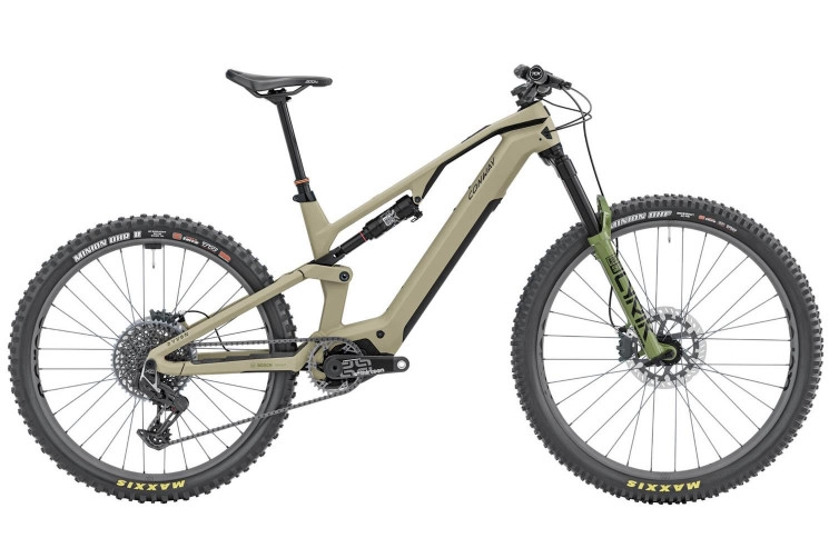 CONWAY Elektrische MTB Full-Suspension Ryvon ST 10.0 29"/44cm-L/12/woestijnmat - weidegroen/02830072