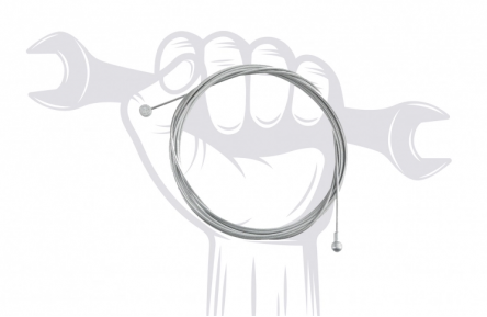 Vervanging van binnen- en buitenkabel van het remsysteem met afstelling (één rem), hoge kwaliteit, roestvrijstalen binnenkabels met tefloncoating en buitenkabels met teflonsmering