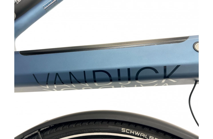 City e-bike VanDijck Freya L M300, 36V18.2Ah 655 Wh, 56, grey-blue