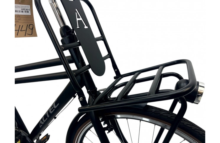Herenfiets Altec Dutch 28inch Transportfiets N-3 Heren 57cm Mat zwart
