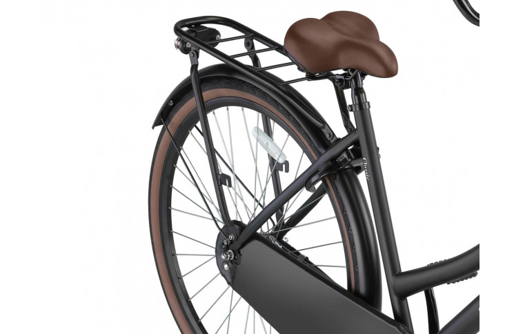 Damesfiets Altec Classic Transportfiets 28"/53cm/mat-zwart